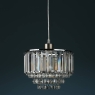 Laura Ashley Vienna Crystal & Polished Chrome Easy Fit Pendant