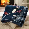 Tlc Pheasant Heated Throw 140X180cm