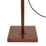 Laura Ashley Burdale Adj Floor Lamp Dark wood & Industrial Brass Base Only
