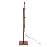 Laura Ashley Burdale Adj Floor Lamp Dark wood & Industrial Brass Base Only