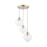 Laura Ashley Whitham 3 Light Cluster Pendant Antique Brass