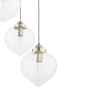 Laura Ashley Whitham 3 Light Cluster Pendant Antique Brass