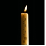 St Eval Advent Candle Ivory