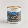 St Eval Tin Christmas Figgy Pudding Candle