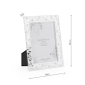 Laura Ashley Woolard Silver Photo Frame 5x7"