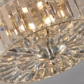 Laura Ashley Fernhurst 3 Light Flush Polished Chrome & Crystal
