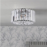 Laura Ashley Fernhurst Small 3 Light Flush Polished Chrome & Crystal