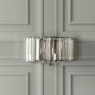 Laura Ashley Fernhurst Wall Light Crystal & Antique Brass