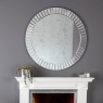 Laura Ashley Capri Large Bevelled Round Mirror 100cm