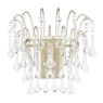 Laura Ashley Willow Wall Light Satin Champagne & Crystal