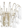 Laura Ashley Willow Wall Light Satin Champagne & Crystal