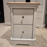 Lavenham 2 Drawer Oak Top Bedside (Ipswich)