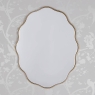 Laura Ashley Medora Gold Waved Edge Oval Mirror