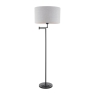 Laura Ashley Marlowe Floor Lamp Matt Black With Shade