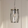 Laura Ashley Beckworth Ceiling Lantern Antique Brass & Glass