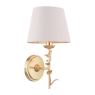 Laura Ashley Halton Wall Light Distressed Gold Leaf With Shade