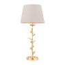 Laura Ashley Halton Table Lamp Distressed Gold Leaf With Shade