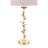 Laura Ashley Halton Table Lamp Distressed Gold Leaf With Shade