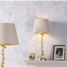 Laura Ashley Halton Table Lamp Distressed Gold Leaf With Shade