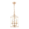 Laura Ashley Halton 3 Light Pendant Distressed Gold Leaf