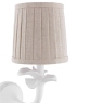 Laura Ashley Eleni Wall Light Matt White With Shade