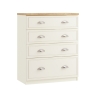 Maple 4 Drawer (1 Deep Drawer) Chest