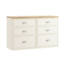 Maple 6 Drawer Twin Chest