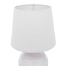 Laura Ashley Redhall Table Lamp White Ceramic & Polished Chrome With Shade