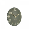 Thomas Kent Arabic Wall Clock Lichen Green 12"