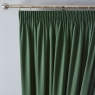 Fusion Dijon Pencil Headed Curtains Bottle Green