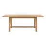 Erin Extending Trestle Dining Table 160-200cm Natural
