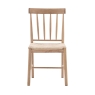 Erin Dining Chair Natural Front