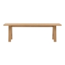 Erin Trestle Dining Bench Natural
