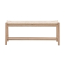 Erin Rope Bench Natural Front