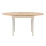 Erin Round Extending Dining Table 110-150cm White