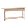 Akela 2 Drawer Console Table Back