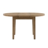 Huey Round Extending Dining Table 110-145cm Front