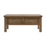 Huey 2 Drawer Coffee Table Front