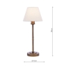 Laura Ashley Denston Table Lamp Antique Bronze