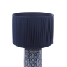 Laura Ashley Knipton Table Lamp Blue With Shade