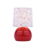Laura Ash;ey Knowlton Table Lamp Pink Crackle GLaze With Shade