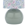 Laura Ashley Sherston Table Lamp Blue Crackle Glaze With Shade