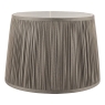 Laura Ashley Hemsley PLeated Shade Grey 16"