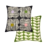 Orla Kiely Textured Flower 45cm Cushion Slate