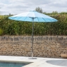 Shanghai 2.7m Aluminium Tilt Parasol - Sky Blue