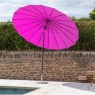 Shanghai 2.7m Aluminium Tilt Parasol - Magenta