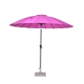 Shanghai 2.7m Aluminium Tilt Parasol - Magenta