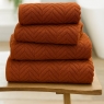 The Lyndon Company Catalonia Towel Rust