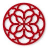 Zeal Circular Trivet Mat Red