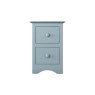 Solar Large 2 Drawer Bedside Cabinet